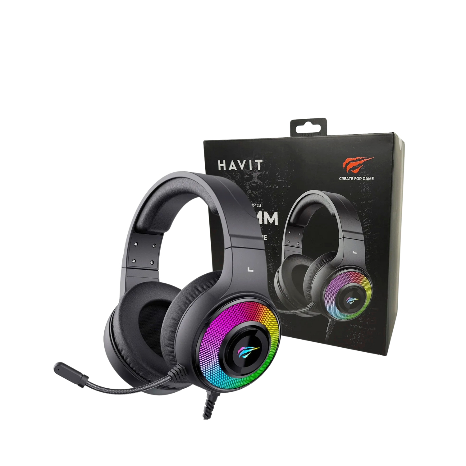 Headset Gamer Havit H2042D - Preto