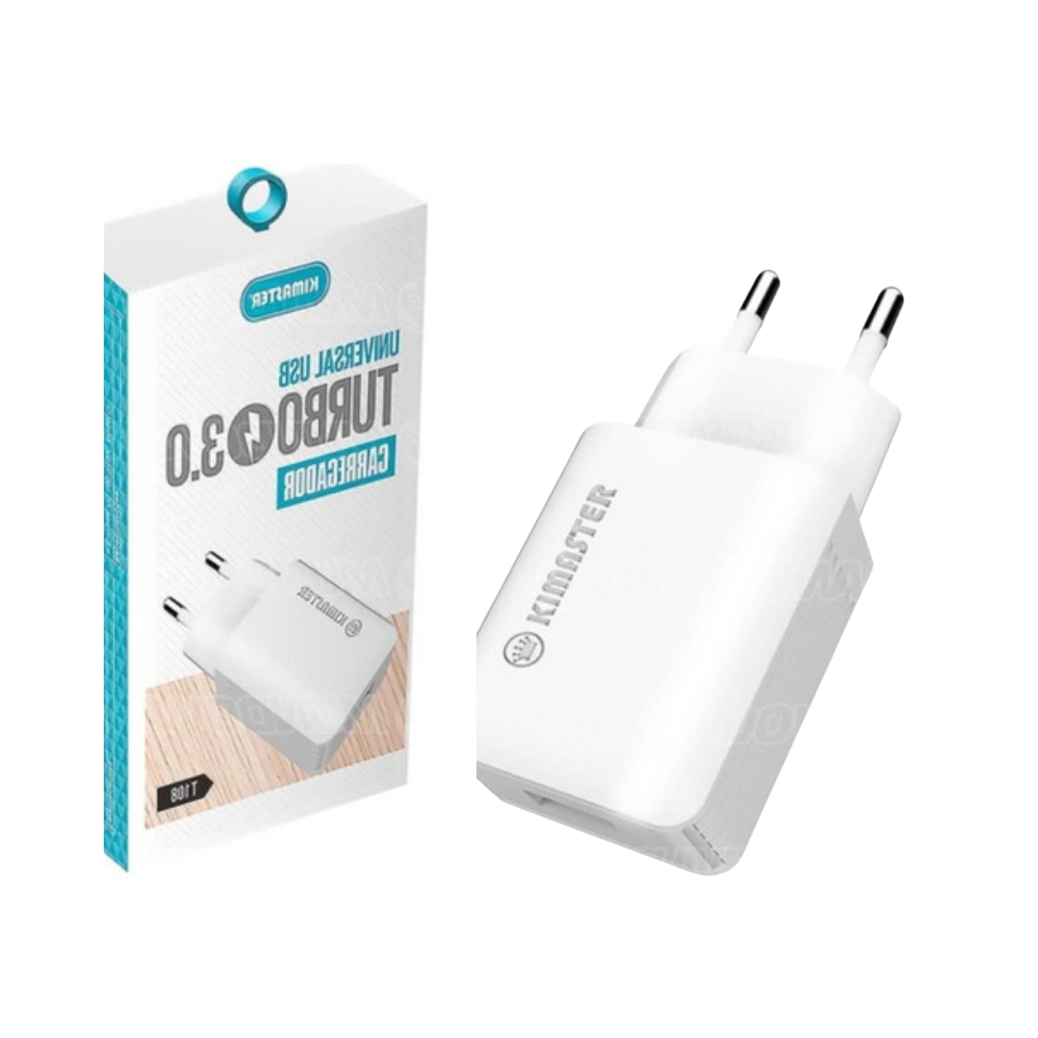 Fonte Doméstica Kimaster 1Usb Turbo 3.0A - T108