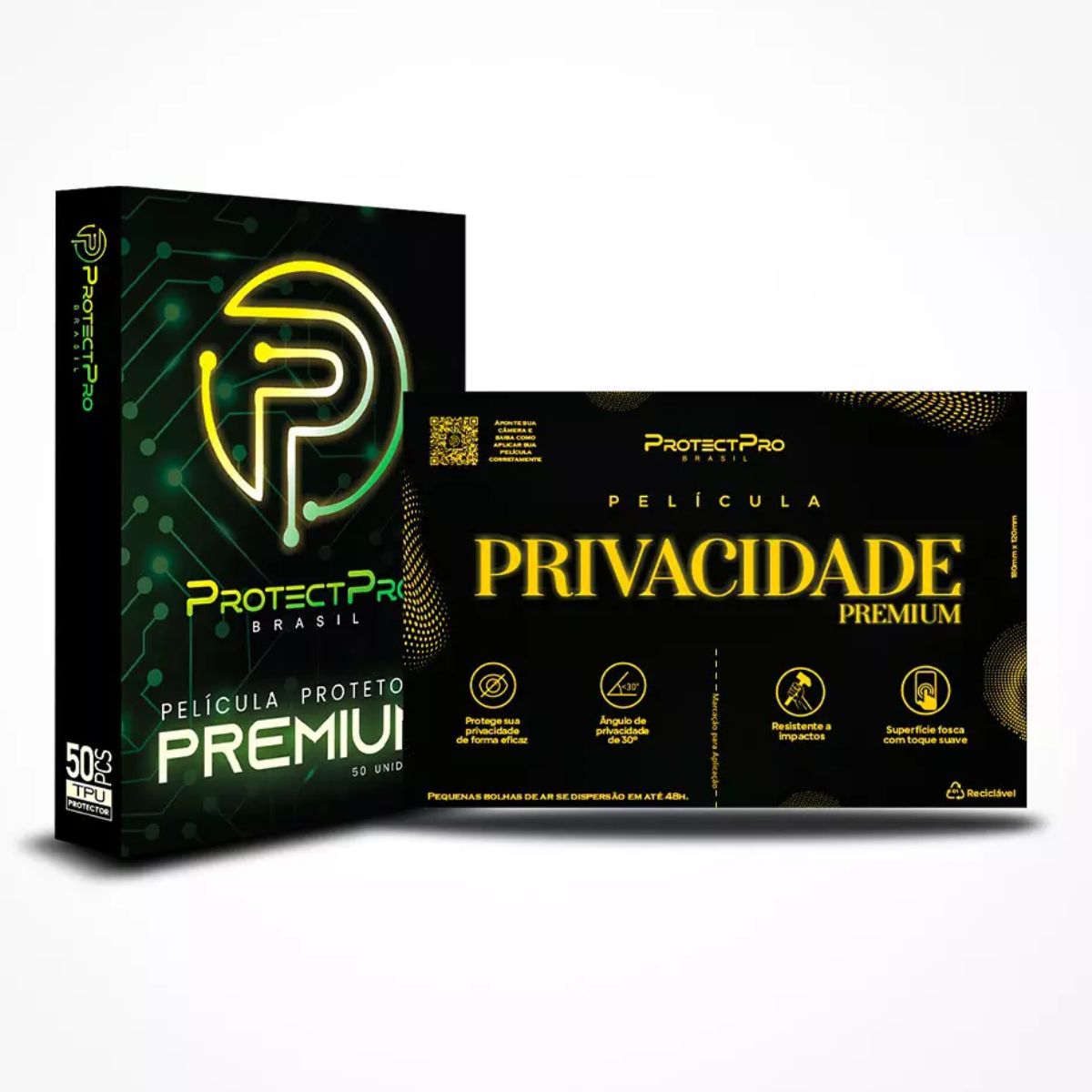 Pack C/ 25 Un Películas P/ Recorte 8" 3A Protect Pro - Privacidade