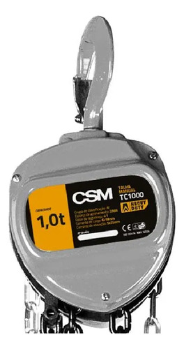 Talha manual de corrente TC 1000 3 metros heavy duty Csm 71000599