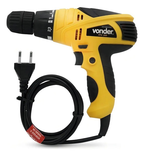 Furadeira parafusadeira 3/8 FPV 300 127v Vonder 6001300010