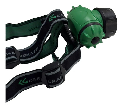 Lanterna de cabeça 1 watt Carbografite 012348412