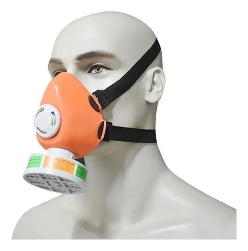 Respirador semi facial  1/4 com filtro Plastcor CA 39428 700.31099