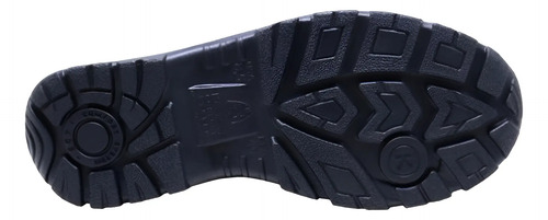 Sapato bico de composite Kadesh couro preto EL2501CPT21 CA36923