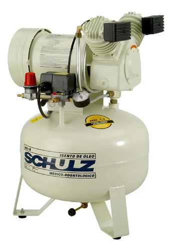 Motocompressor Ar Estacionário Pistão MMSV6ISENTO 30V Motor Monofásico 1CV 220V 4P60Hz Reservatório.pr Schulz 92112690
