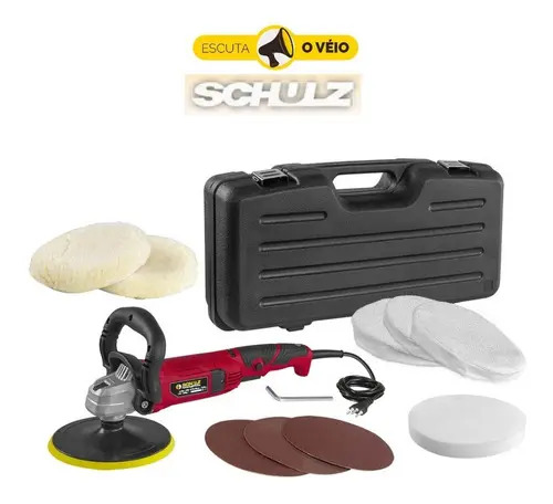 Politriz Angular 7 Pol. com Motor Eletrico Incorporado, Potencia 1200W, Tensao 220V/60Hz de Uso Manual Schulz 92900630
