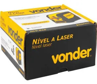 Nível a laser de linhas cruz 10 metros NLV010 Vonder 382000010