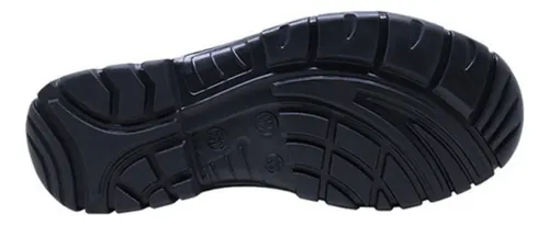 Sapato de segurança bico de pvc Kadesh couro preto CA 34923 FX45201PVC