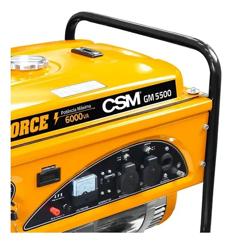 Gerador force 4 tempos gm 5500 127/220v a gasolina Csm 40144403