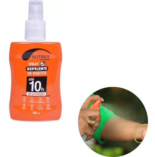 Repelente de insetos 10 horas profissional spray 100ml Nutriex 63503