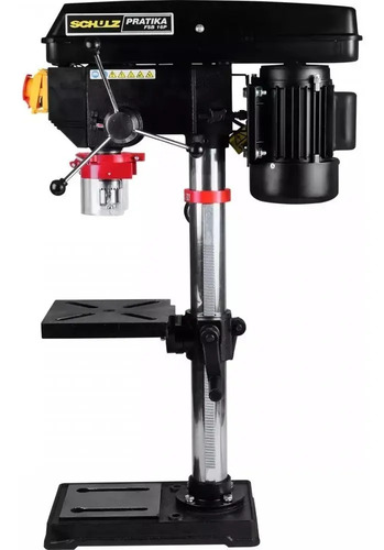 Furadeira de Bancada FSB16P Monofásico 127V 1/2CV 360-3060RPM Mandril 16mm 60mm Mesa Mov Gire Incl ±45G Schulz 91205020
