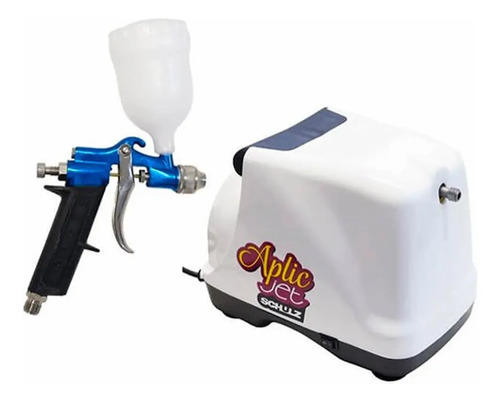 Motocompressor Ar Portátil Diafr APLICJET0,7 Ad C Motor Monofásico Aberto Industrial 1/4CV 220V 4P60Hz Schulz 92012150