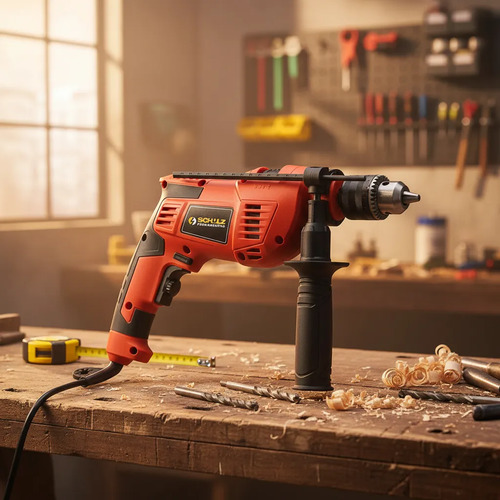 Furadeira Impacto FI1100 Monofásico 220V 1100W 3000RPM com Mandril 1/2pol com Fio Schulz 92900650
