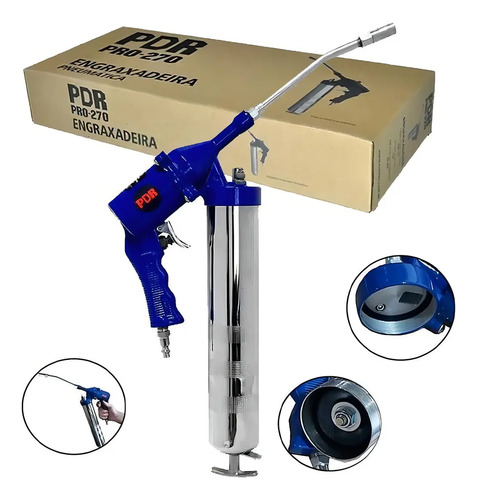 Engraxadora pneumática 400ml PRO-270 PDR