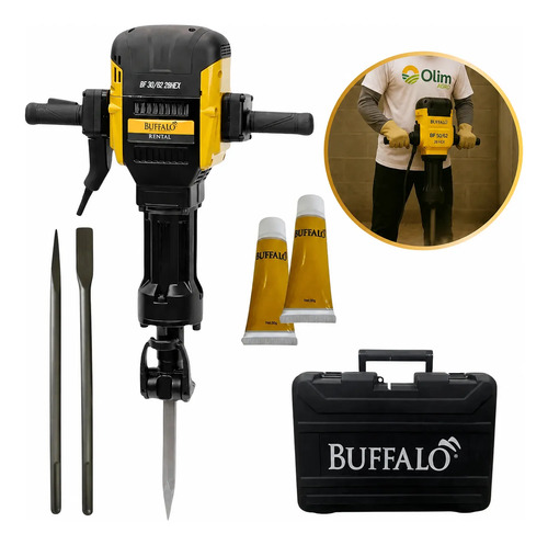 Martelo demolidor BF 30/62 28hex 220v Buffalo 80433
