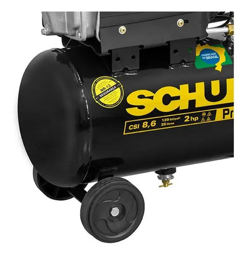 Compressor de ar portátil CSI8 6 pratiko 25 litros 220V Schulz 91504220