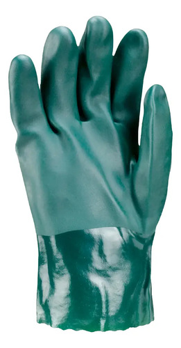 Luva de pvc verde 27cm com forro CA 21420 Kalipso 02.10.1.1