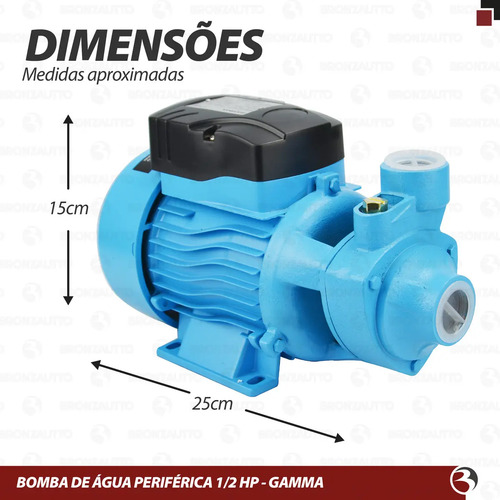 Eletrobomba poço/tanque/reserva d'água QB60 220v Gamma G2766/Br2