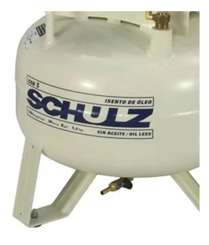 Motocompressor Ar Estacionário Pistão CSD5ISENTO 30V I Motor Monofásico Aberto 1CV 220V 4P60Hz Schulz 91503660