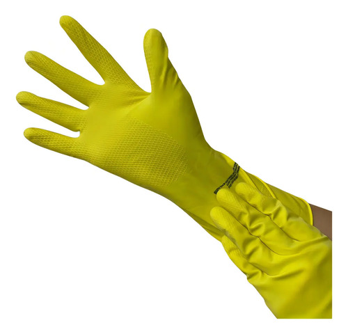 Luva multiuso latex amarela CA 10695 Volk 105104401