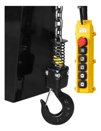 Talha elétrica de corrente mvc com trole 2 toneladas 6 metros 380v Csm 75001483