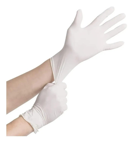 Luva latex profissional com pó Descarpack CA 44178