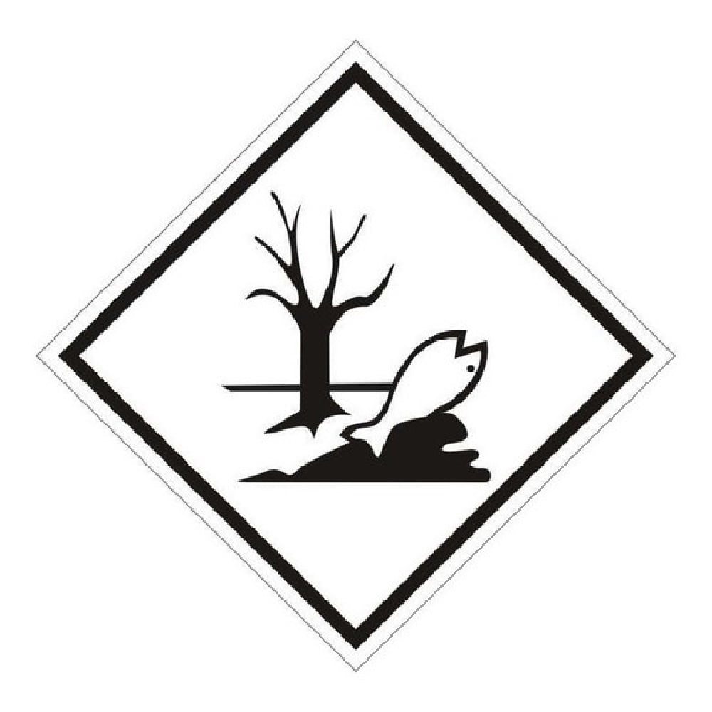 Adesivo risco ambiental