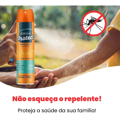 Repelente de insetos 150ml spray Above