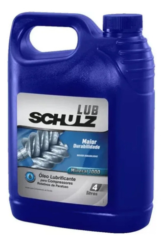 Óleo Lubrificante Mineral com Aditivos 1.000 Horas, Lubschulz Mineral 1000, Fornecido Caixa Contendo Schulz 10102640