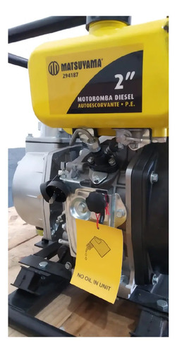 Motobomba diesel autoescorvante 2" 5hp Matsuyama 294187