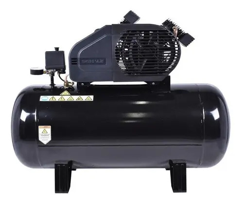 Compressor de Ar Estacionário Pistão CSV10PRO 200 I Motor Monofásico Aberto Industrial 2CV 220V 2P60Hz Schulz 92177420