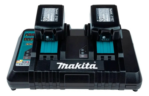 Carregador rápido de baterias 18v duplo 220v DC18RD Makita