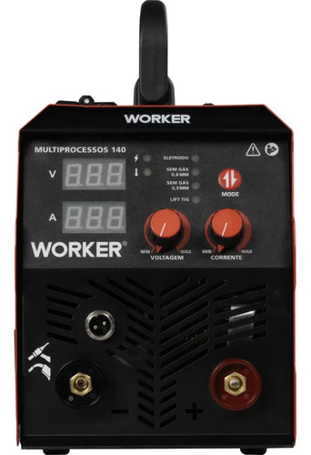 Inversor solda multiproc 140 bivolt 367493 Worker