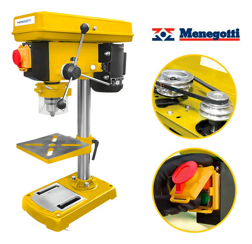 Furadeira de bancada MFB 16 com motor 220v Menegotti 40790127