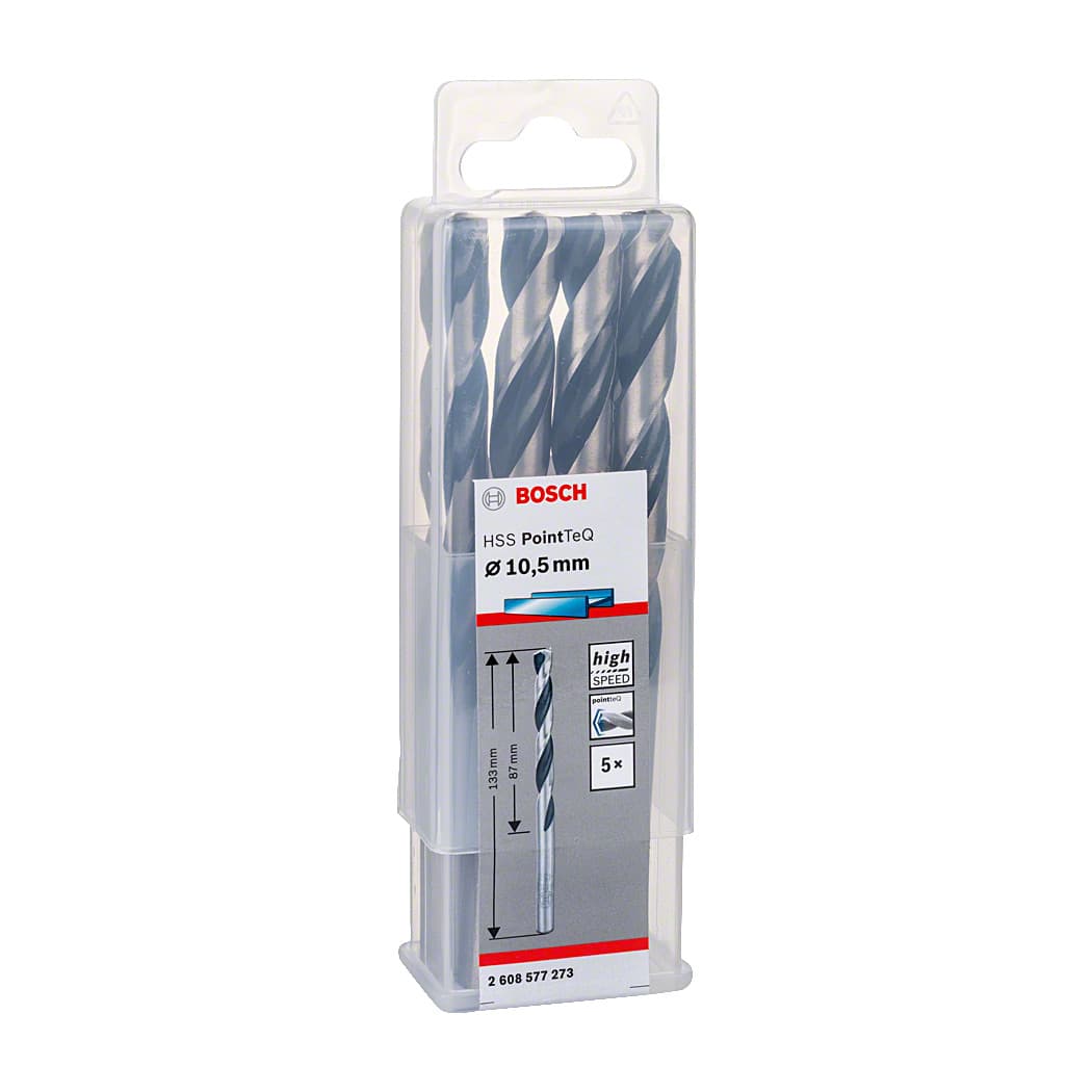 Broca HSS PointTeQ 10.9mm 5pcs
