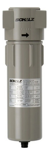 Filtro de Ar FS0125-U Coalescente Alumínio Filtrante Encapsulado 1MIC 125Pcm 16bar 1pol BSP Rede Schulz 702460