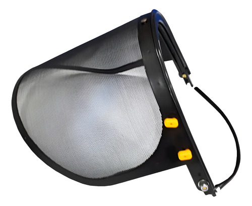 Suporte com visor em tela metálica pra acoplar ao capacete Carbografite 010357910