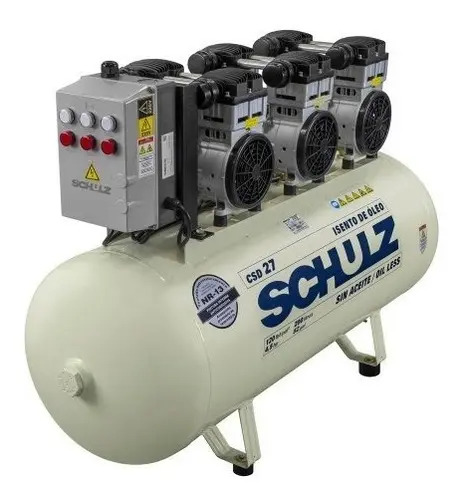 Motocompressor Ar Estacionário Pistão CSD27ISENTO 200 I Motor Monofásico Aberto 4,5CV 220V 4P50/60Hz Schulz 92473690