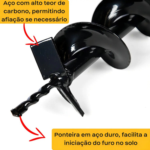 Broca perfurador solo tipo A simples 100X800 Csm 71000674