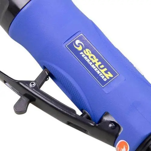 Retifica SFR22L Ferramenta Pneumática Rotativa Manual, Reta 1/4 Polegadas Eixo Longo, Chaves Schulz 92600150/C
