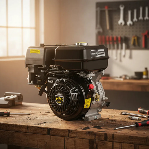 Motor Combustao Gasol MGS8 8CV 4T 242CC 3600RPM Man 6L Vent Ar com Alerta Óleo Acion Equip CPR Schulz 3802020