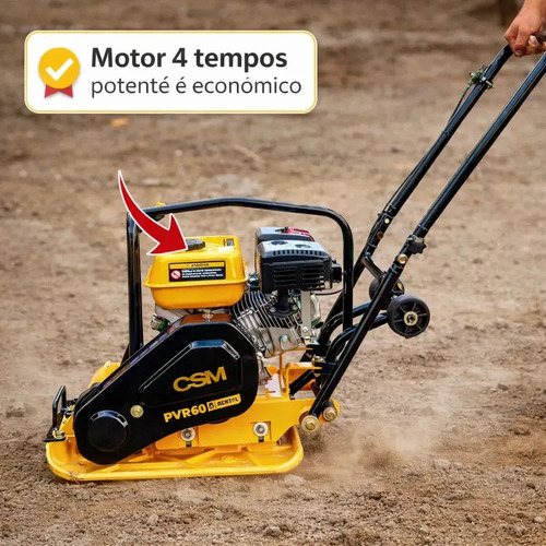 Placa Vibratoria CSM  PVR 60 Motor 6,5 hp 71001042