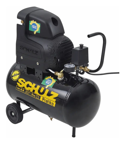 Compressor de ar portátil CSI8 6 pratiko 25 litros 220V Schulz 91504220