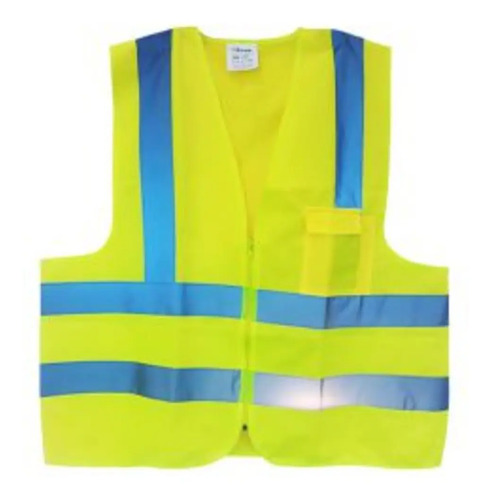 Colete de segurança sinalização refletivo amarelo Plastcor 600.01171