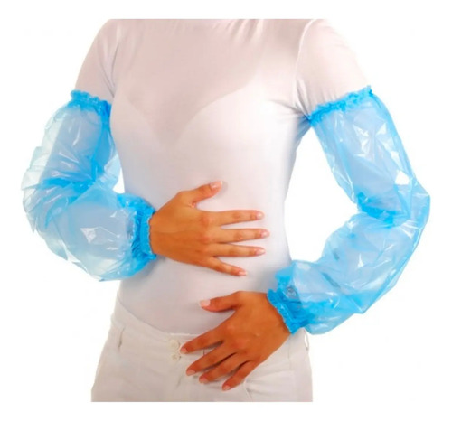 Mangote descartável prevemax azul oceano CA 30359 100 unidades