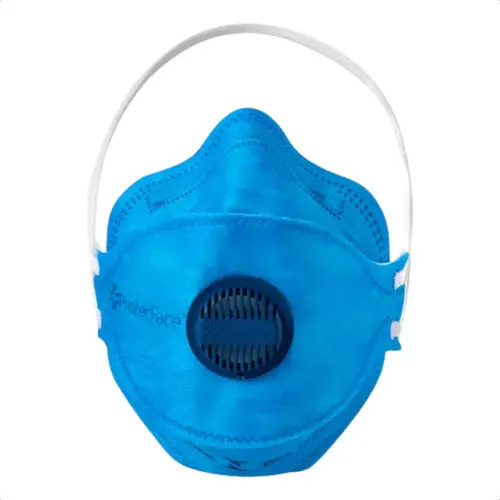 Mascara PFF2 com válvula 604V azul CA 43742 Protecface