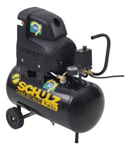 Compressor de ar portátil CSI86 pratiko 25 litros 110V Schulz 915.0421-0