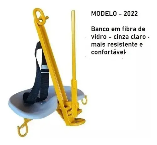 Cadeirinha suspensa para trabalho em altura Fibramfer 001
