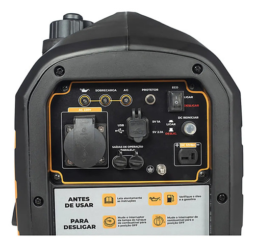 Gerador a gasolina inverter 2000I-2 60hz 220v Csm 71000085