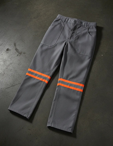 Calça cinza operacional com refletivo laranja NR10 CA 43834 Ledan